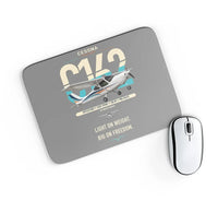 Thumbnail for Cessna 162 Skycatcher design on gray rectangle mouse pad