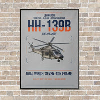 Thumbnail for Leonardo HH-139B vertical canvas print - framed - light gray background