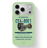 Thumbnail for CF6-80E1 Case design on light green iphone case