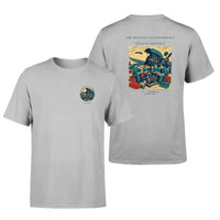 Thumbnail for VINTAGE G4452 - The Mechanic's Lunch Whistle - Double-Side T-Shirt design on lightgray double side t shirt