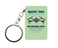 Thumbnail for DJI Mavic Pro Key Chain design on light green key chain