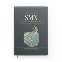 Thumbnail for Santa Maria Public Airport (SMX) design on gray notebook