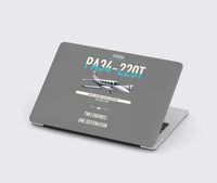 Thumbnail for Piper PA-34-220T Seneca V design on gray MacBook case