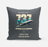 Thumbnail for Boeing 737-700 NG design on gray pillow