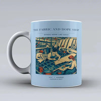 Thumbnail for VINTAGE G4168 - The Fabric And Dope Shop - Ceramic Mug design on lightblue
