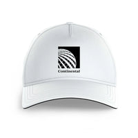 Thumbnail for Continental Airlines logo printed on white cap