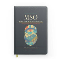 Thumbnail for Missoula Montana Airport (MSO) design on gray notebook