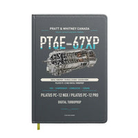 Thumbnail for PT6E-67XP design on gray notebook