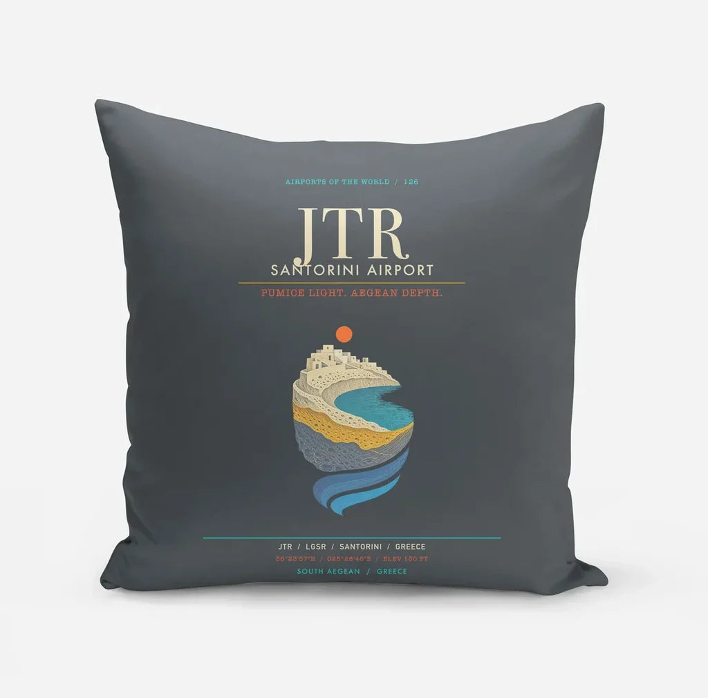 Santorini Airport JTR - Caldera Pumice Glow - Gray