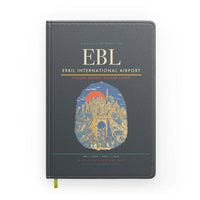 Thumbnail for Erbil International Airport (EBL) design on gray notebook