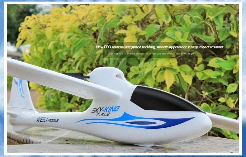 F959s Three-Channel Push-Back High-Speed Glider Six-Axis Gyroscope Remote Control Aircraft Plane Rc Model Toy - view 15