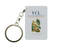 Thumbnail for Chu Lai International Airport (VCL) design on light gray key chain