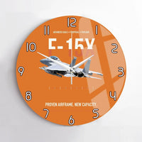 Thumbnail for F-15X Advanced Eagle Proposal Proven Airframe New Capacity design on orange no frame wall clock