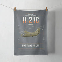 Thumbnail for Piasecki H-21C Shawnee design on gray towel