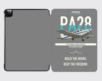Thumbnail for Piper PA-28 Cherokee design on gray ipad tablet case