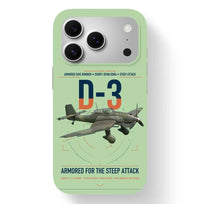 Thumbnail for Junkers Ju 87D-3 design on light green magsafe iphone case, for iPhone 17 Pro