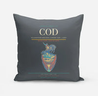 Thumbnail for Yellowstone Regional Airport (COD) design on gray pillow