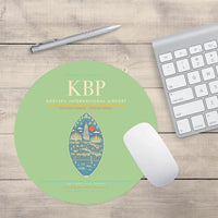 Thumbnail for Boryspil International Airport KBP Mouse-Pad Round - Light Green