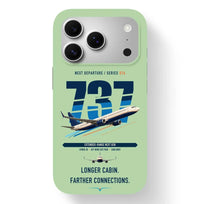 Thumbnail for Boeing 737-900ER design on light green magsafe iphone case