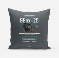 Thumbnail for GEnx-2B design on gray pillow