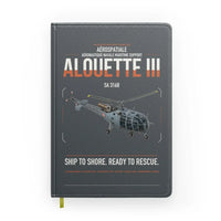 Thumbnail for Aérospatiale SA 316B Alouette III design on gray notebook