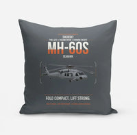 Thumbnail for Sikorsky MH-60S Seahawk design on gray pillow