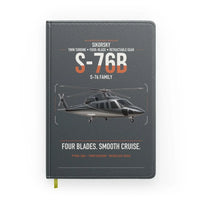 Thumbnail for Sikorsky S-76B design on gray notebook