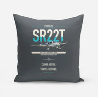 Thumbnail for Cirrus SR22T design on gray pillow