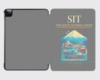 Thumbnail for Sitka Rocky Gutierrez Airport (SIT) design on gray ipad tablet case