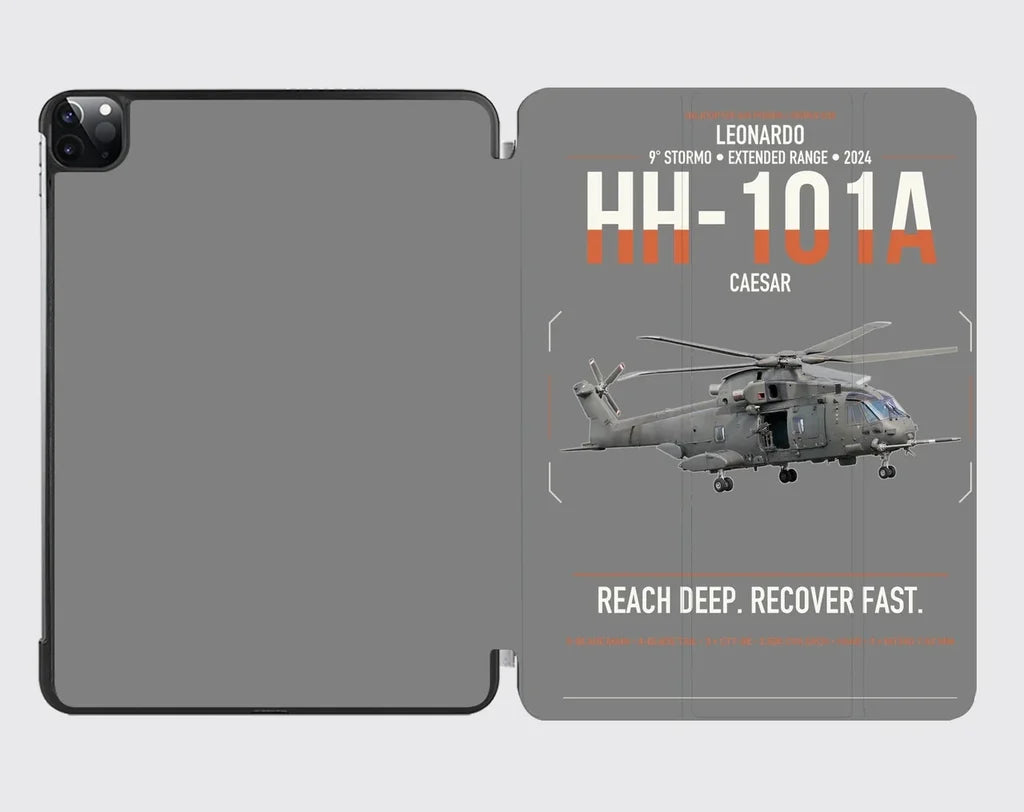 Leonardo HH-101A Caesar design on gray ipad tablet case