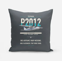 Thumbnail for Tecnam P2012 Traveller design on gray pillow