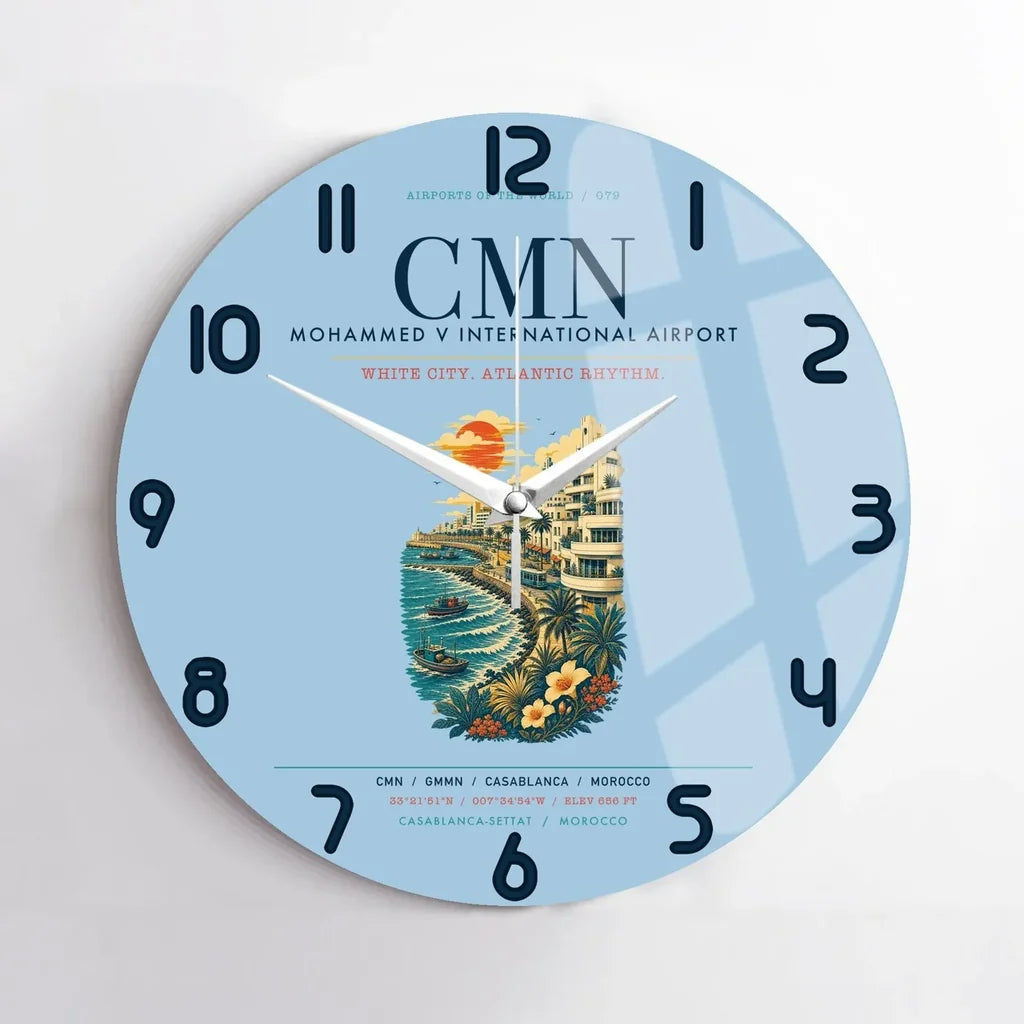 Casablanca Mohammed V International Airport CMN - Blue