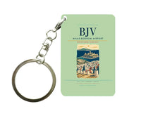 Thumbnail for Milas-Bodrum Airport BJV Key Chain design on light green key chain