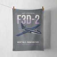Thumbnail for F3D-2 Skyknight design on gray towel