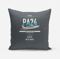 Thumbnail for Piper PA-24-250 Comanche 250 design on gray pillow