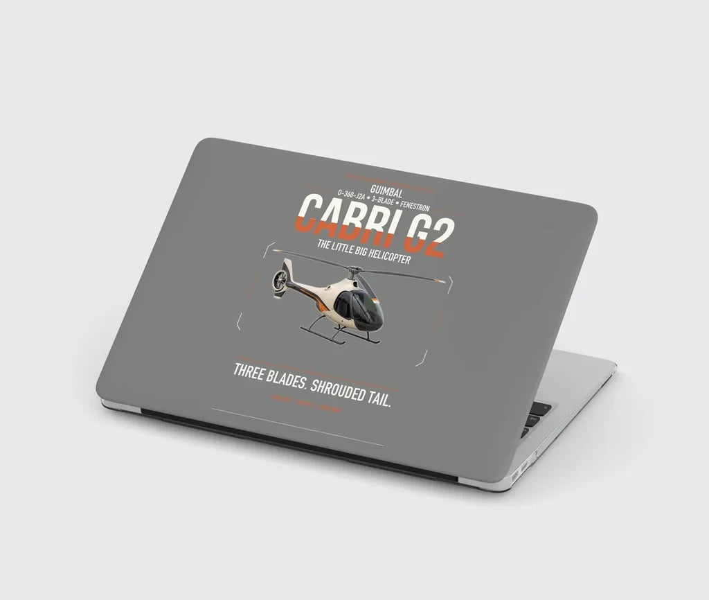 Guimbal Cabri G2 design on gray MacBook case
