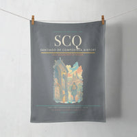 Thumbnail for Santiago de Compostela Airport (SCQ) design on gray towel