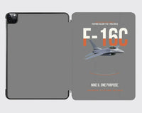 Thumbnail for F-16C Fighting Falcon Nine G One Purpose design on gray ipad tablet case