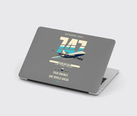 Thumbnail for Boeing 747-400 design on gray MacBook case
