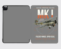Thumbnail for Fairey Swordfish Mk I design on gray ipad tablet case