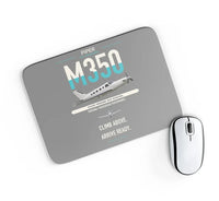 Thumbnail for Piper M350 design on gray rectangle mouse pad