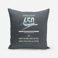 Thumbnail for Cessna Citation 650 - Citation III design on gray pillow