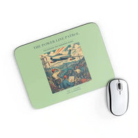 Thumbnail for VINTAGE G4484 - The Power Line Patrol - Designed Mouse Pads design on lightgreen rectangle