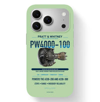 Thumbnail for PW4000-100 Case design on light green iphone case