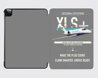 Thumbnail for Cessna Citation XLSPlus design on gray ipad tablet case