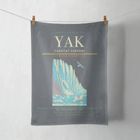 Thumbnail for Yakutat Airport (YAK) design on gray towel