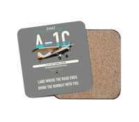 Thumbnail for Aviat Husky A-1C-180 design on gray 1 piece coaster