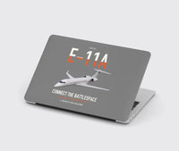 Thumbnail for E-11A BACN design on gray MacBook case