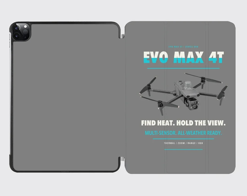 Autel EVO Max 4T design on gray ipad tablet case