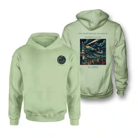 Thumbnail for VINTAGE G4248 - The Night Freight Departure - Double-Side Hoodie design on lightgreen double side